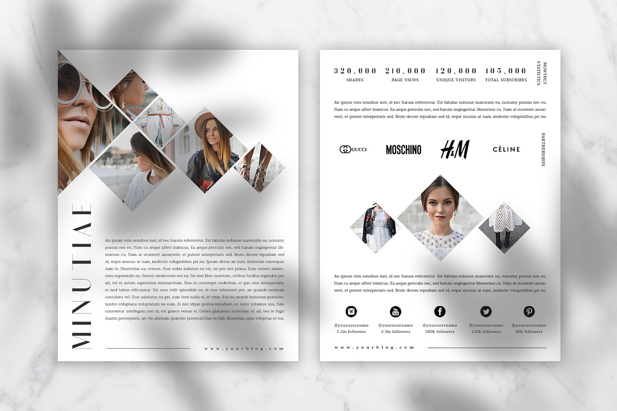 Media Kit, a Stationery Template by Eesome Design Studio (Photo 2 of 4)