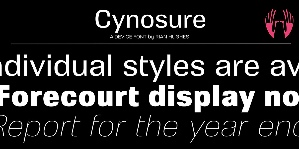 Cynosure, a Sans Serif Font by Device (Photo 1 of 8)