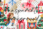 Nutcracker Christmas Clipart, a Decorative Illustration by BigCakeBee (Thumbnail 2 of 3)