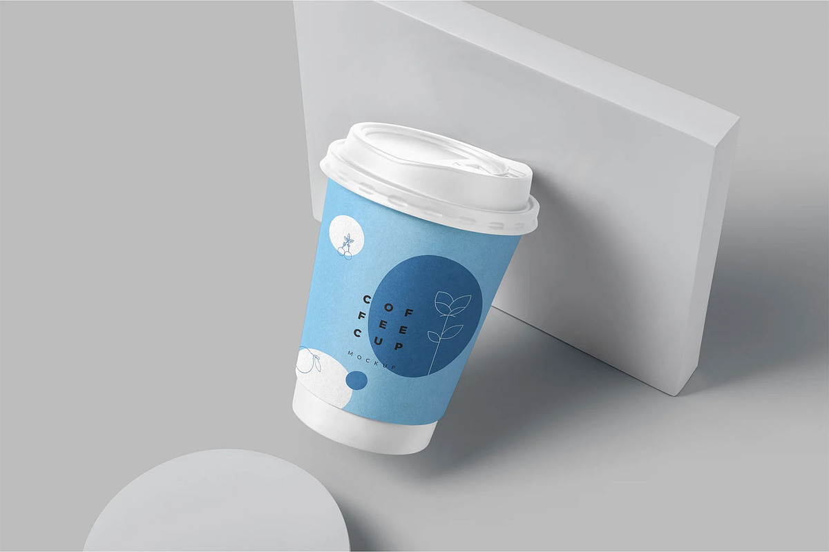 12 oz Coffee Cup Mockups, a Cups & Container Mockup by megostudi0 (Photo 4 of 6)