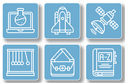 Education Icons Set, an Icon by Tekuni (Thumbnail 10 of 12)