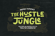 Hustle Jungle - Ligature Rough Font, a Handwritten Font by Bale Type (Thumbnail 10 of 10)
