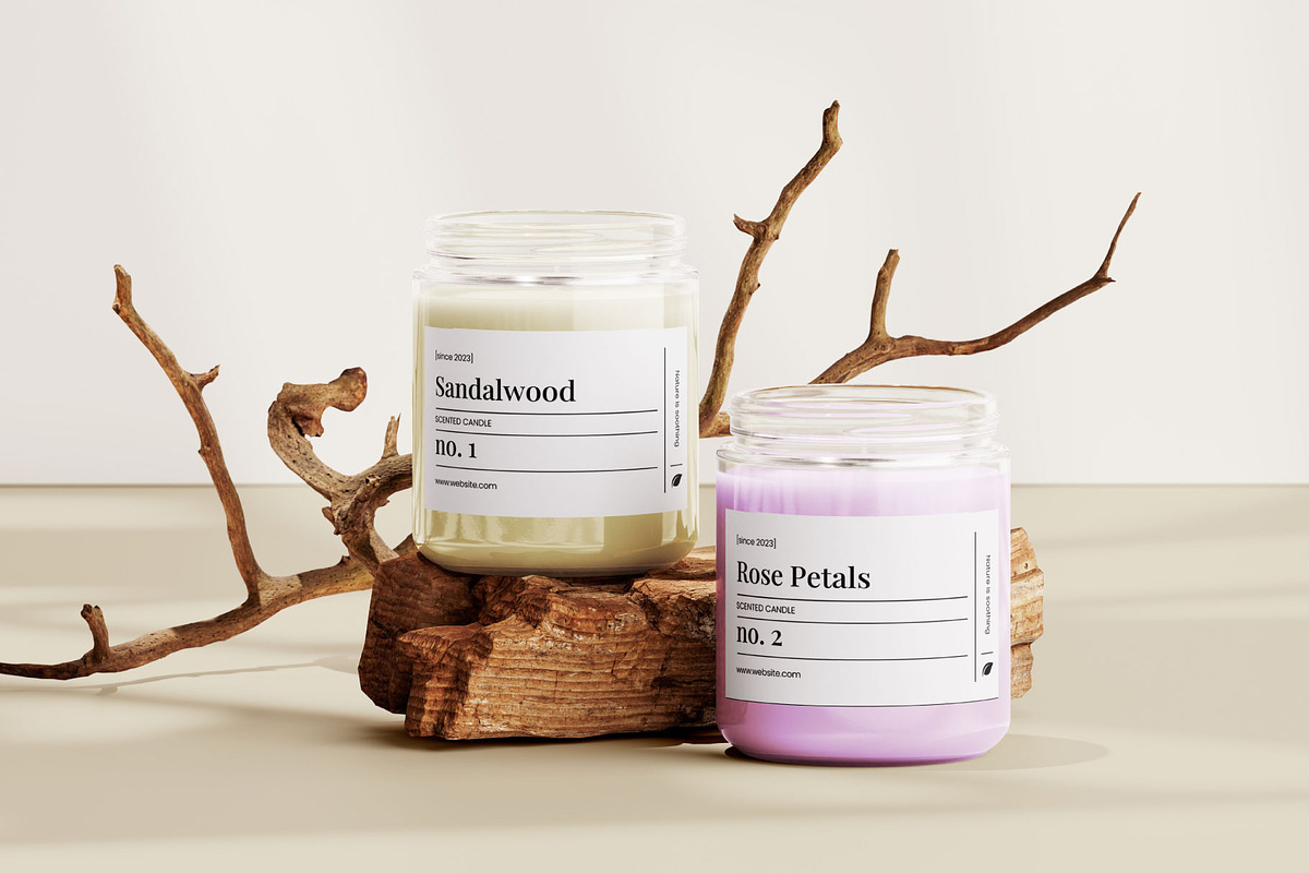 Candle Label Design Canva Template, a Branding & Logo Template by OMii Designs (Photo 5 of 5)