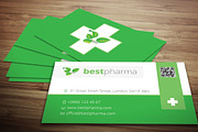 Pharmacy Business Card, a Business Card Template by Crazyleaf (Thumbnail 1 of 4)