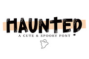 HAUNTED - A Halloween Font, a Font by Dansie Design (Thumbnail 1 of 9)