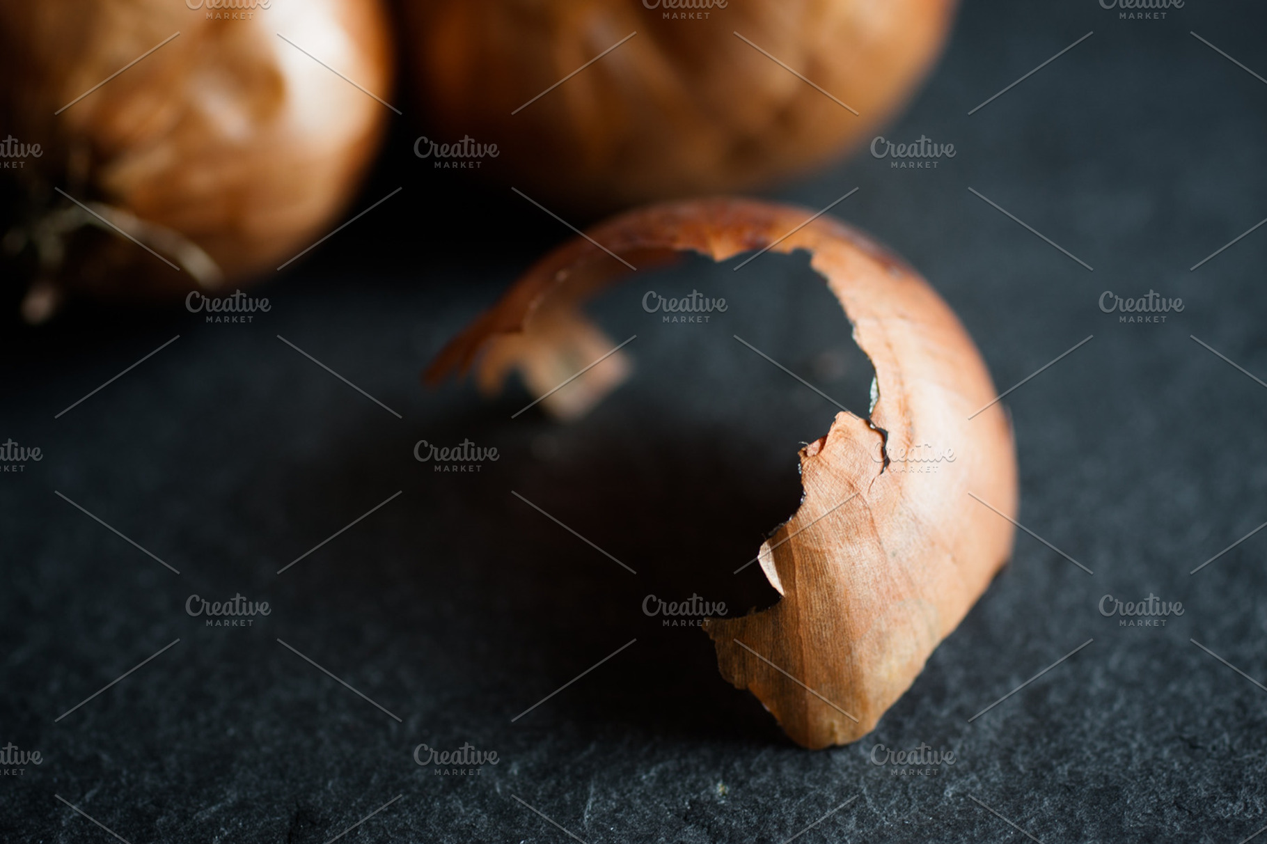 Fresh shallots featuring aromatic, brown, and bulb, a Food & Drink Photo by Southern Light