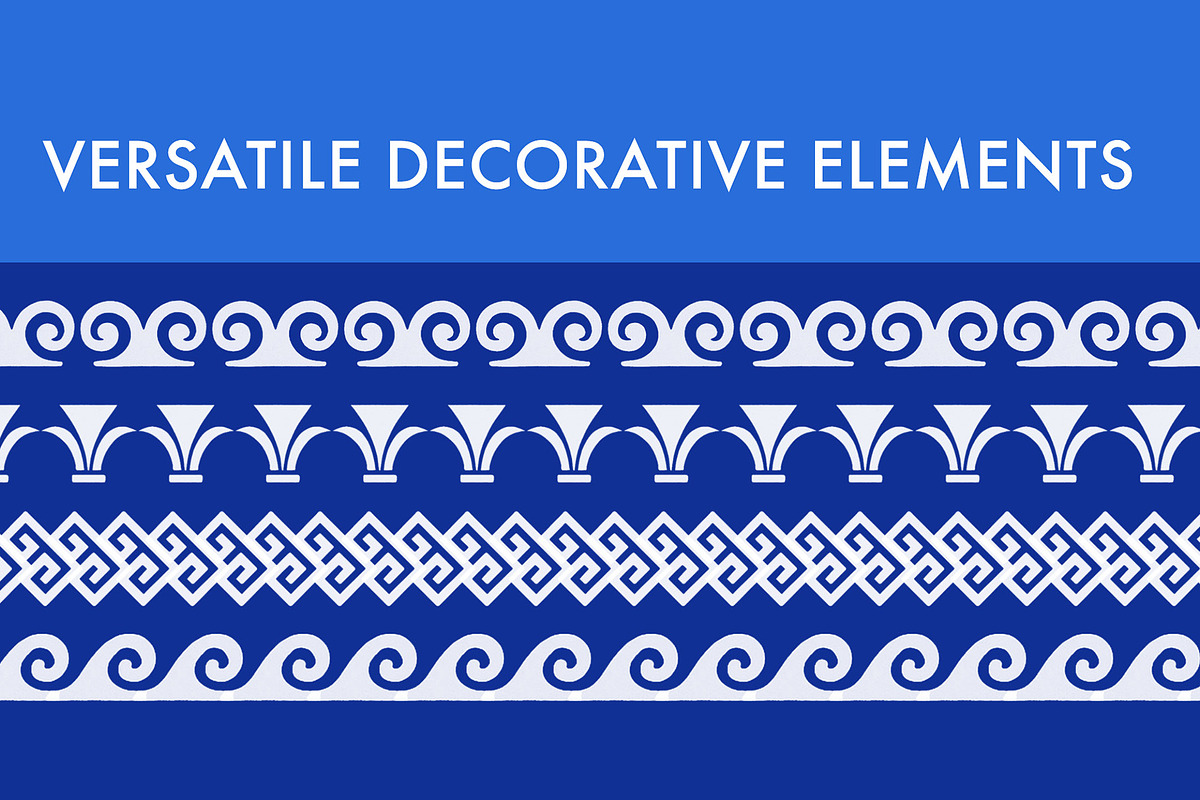 Greek Ornaments Brush Set, a Brush Add-On by Zsolt Kosa Art (Photo 2 of 6)