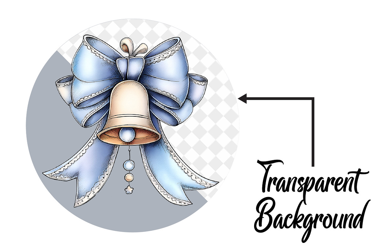 Christmas Bow Clipart, an Illustration by Pixels.Craft (Photo 2 of 6)