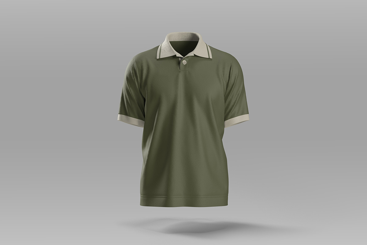 Polo Shirt Mockup, a Shirt Mockup by simuradi (Photo 3 of 8)