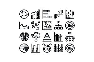 Analyzing data statistics business, an Object Graphic by pikepicture