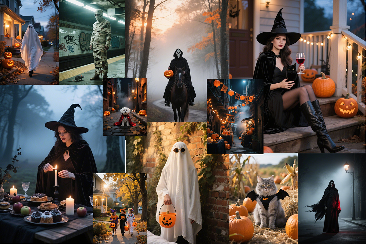 Halloween Stock Photo Bundle, a Beauty & Fashion Photo by MarkoPresets (Photo 2 of 7)