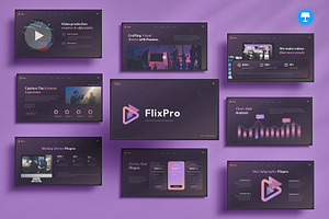 Film & Movie Keynote, a Presentation Template by Pixslides
