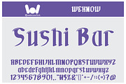 fillet o fish font, a Font by weknow (Thumbnail 2 of 5)