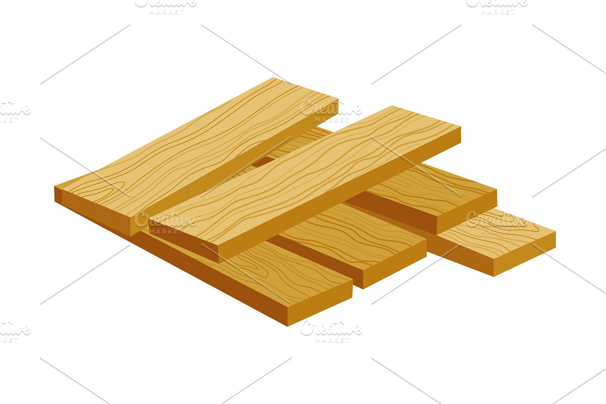 Building material. Stack of, an Object Illustration by Things for designers
