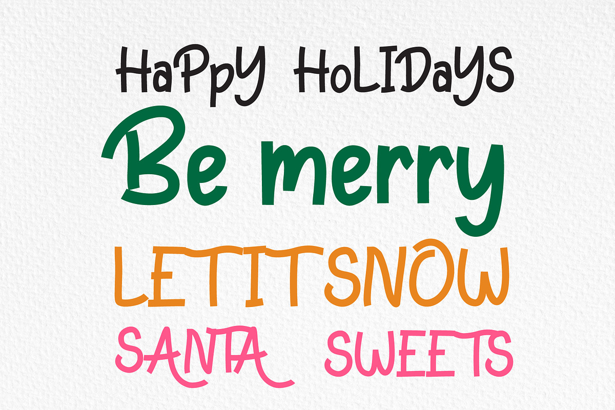 Christmas Wish Font, a Handwritten Font by KengGraphic (Photo 2 of 6)