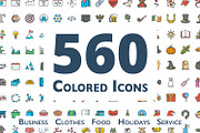 560 Colored Icons, an Icon by Maxim Cherednichenko (Thumbnail 1 of 7)