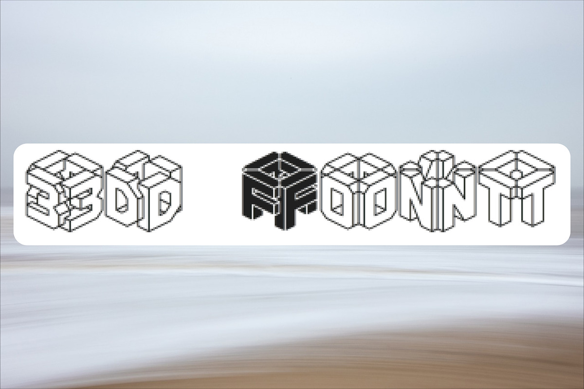 Transform Your Designs 3D Typography, a Serif Font by Ink & Pixel Dreams (Photo 1 of 2)