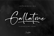 Gallatone // Signature Font & Extras, a Script Font by Sronstudio (Thumbnail 1 of 11)