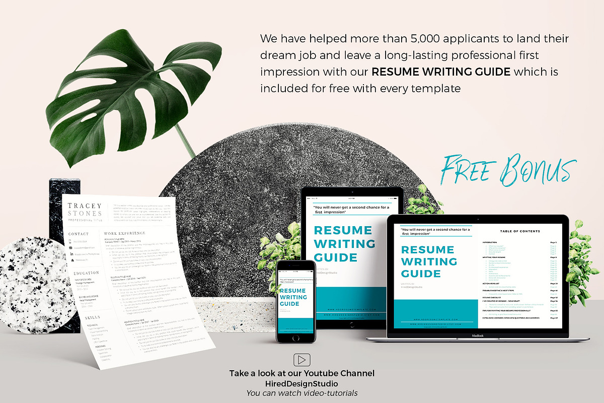 Easy Resume Template & Cover Letter, a Resume Template by HIRED Design Studio (Photo 10 of 13)