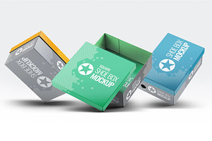 Shoe Boxes Mock-Up Bundle, a Packaging Mockup by DesignRushMarket