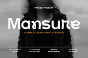 Mansure, a Sans Serif Font by Fargun Studio (Thumbnail 1 of 15)