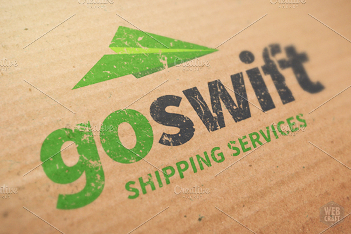 Go Swift Shipping Logo Template, a Branding & Logo Template by WebCraft (Photo 4 of 4)