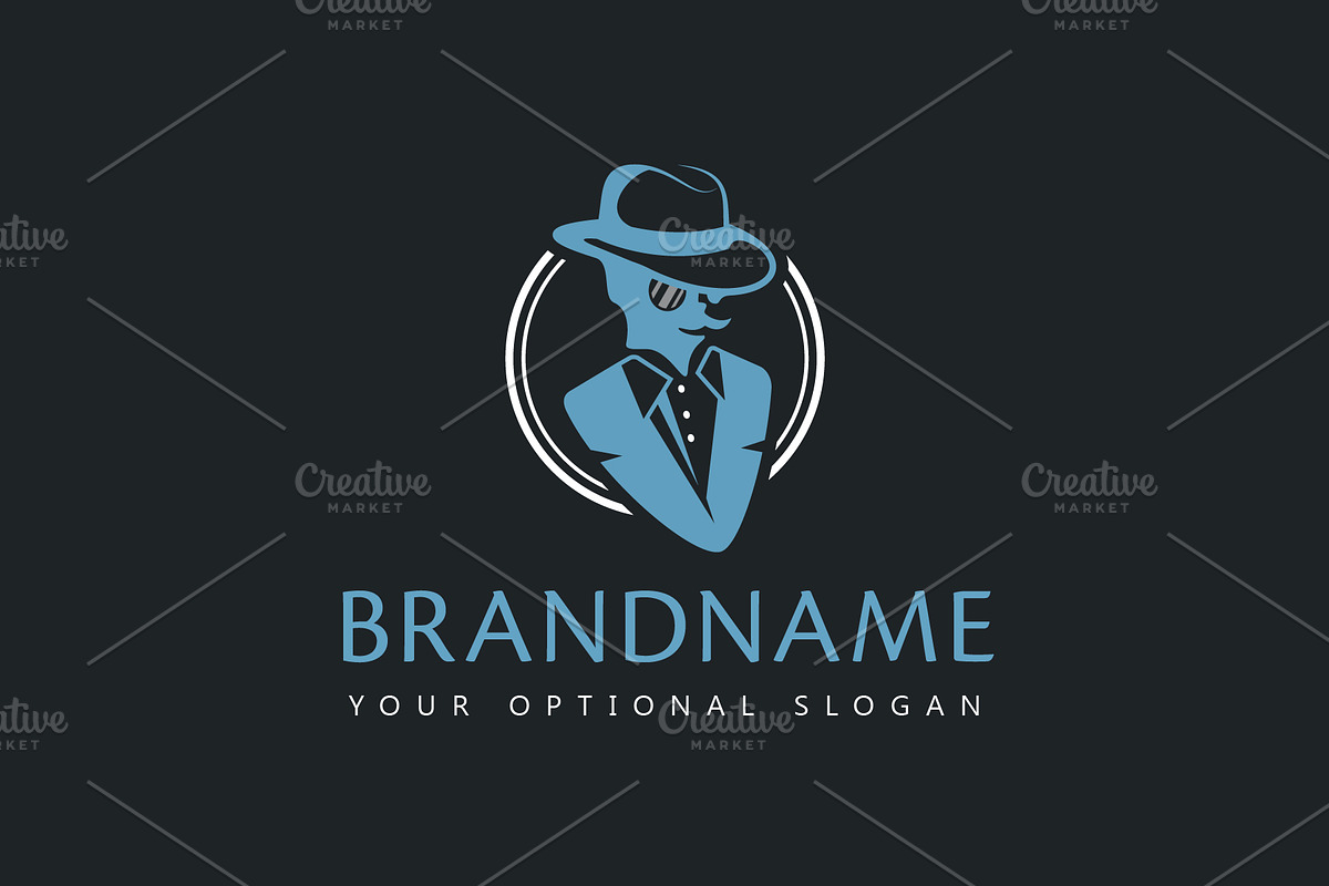 Gentleman Fashion Custom Logo, a Branding & Logo Template by ARTE MIGUEL (Photo 2 of 3)