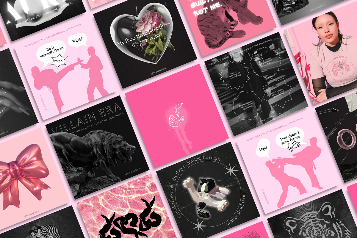 The Girl Boss Social Media Bundle, a Social Media Template by The Flossy Finch (Photo 13 of 14)