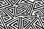 Monochrome Maze Patterns, a Pattern Graphic by Gudiny (Thumbnail 13 of 13)