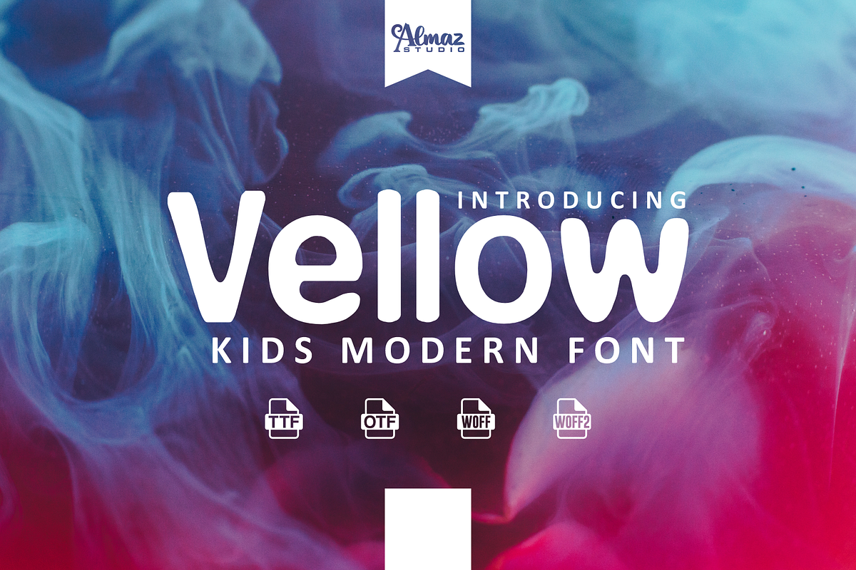 Vellow, a Sans Serif Font by almazstudio (Photo 1 of 7)
