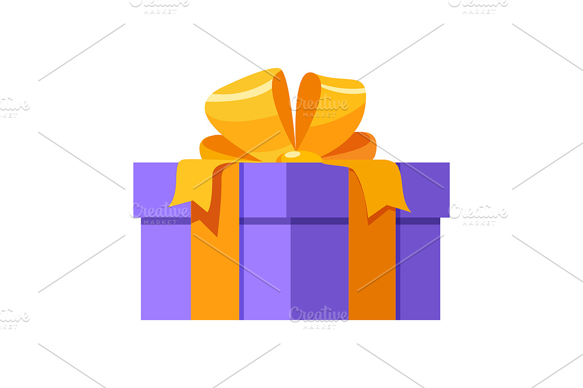 Holiday gift box design, an Object Illustration by Elen_Art (Photo 1 of 3)