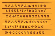 Axubies - Egyptian Gaming Font, a Sans Serif Font by Dhabee (Thumbnail 3 of 15)