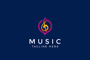 Music Studio logo Design, a Branding & Logo Template by AlvinStd