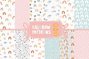 Cute rainbow patterns., an Illustration by rosypatterns (Thumbnail 1 of 6)