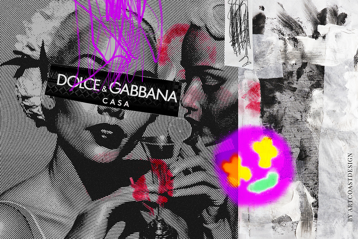 Grunge Paper Collage & Scribbles, a Texture Graphic by nadispasibenko (Photo 12 of 16)