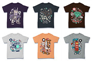Cartoon Vector Tshirt Design Bundle, an Illustration by roach_graphic (Thumbnail 10 of 22)