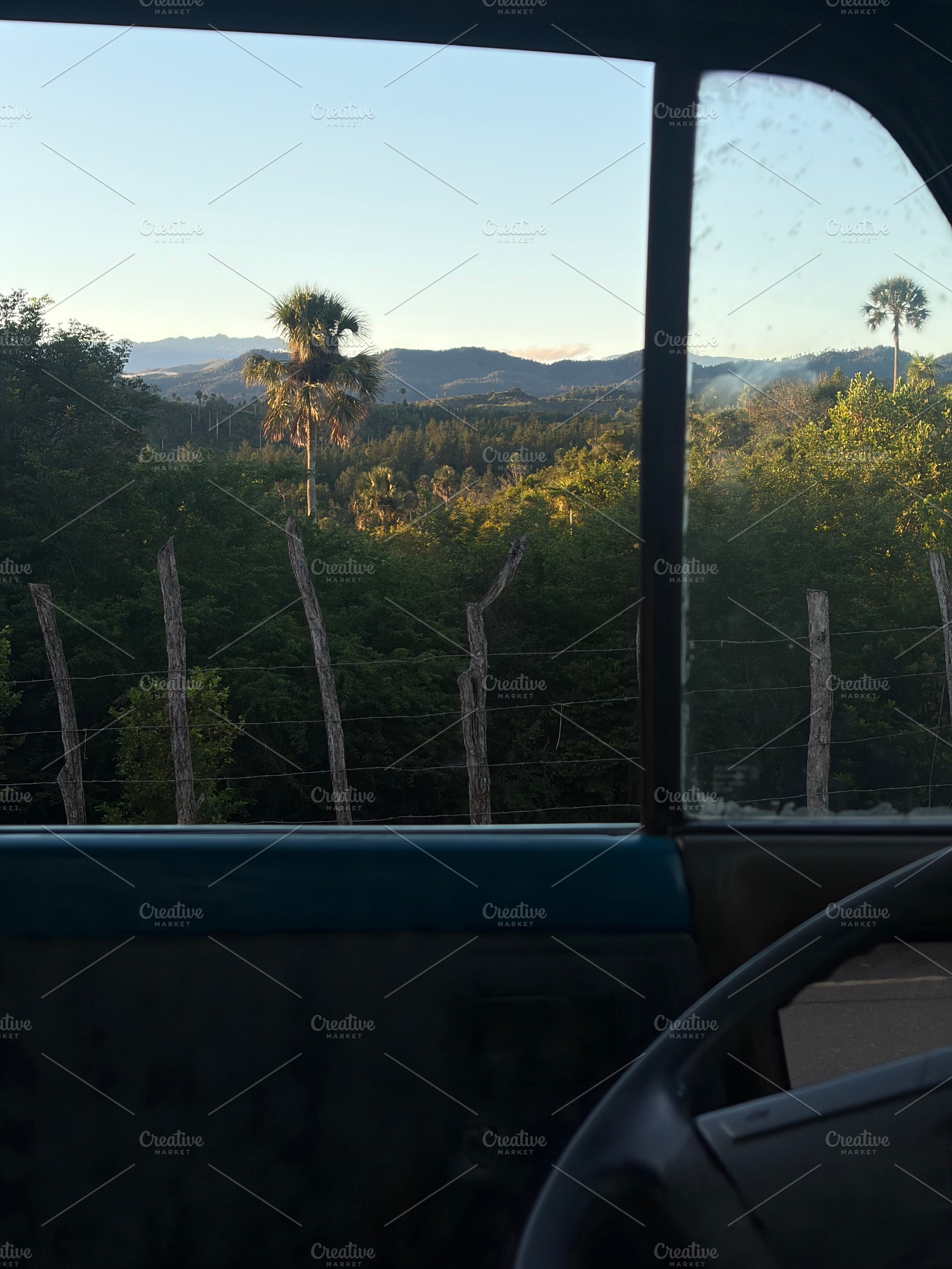 View Of The Mountain From The Window, a Nature Photo by Color FFF