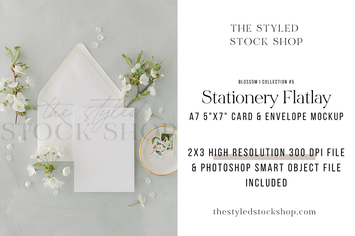 Blossom I Collection #5, a Product Mockup by The Styled Stock Shop