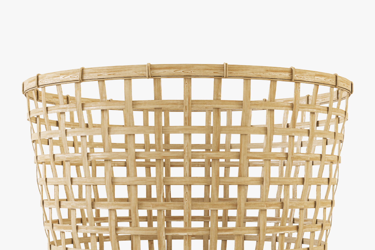 Wicker Basket Ikea Gaddis d50, an Object 3D Model by Markelos (Photo 2 of 8)