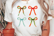 Preppy Christmas Bow PNG, an Illustration by Libby Wishes (Thumbnail 4 of 8)