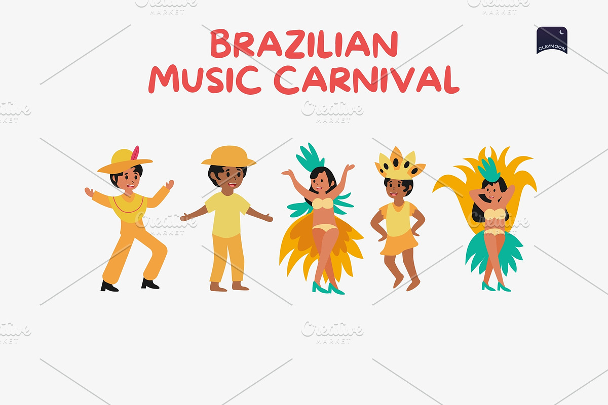 Brazilian Music Carnival, an Object Illustration by Claymoon Lab (Photo 2 of 5)
