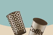 Realistic Coffee Cup Mock-up, a Print Template by Propex (Thumbnail 5 of 24)