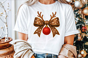 Christmas Coquette Bows PNG, an Illustration by Sublimation Artist (Thumbnail 7 of 9)