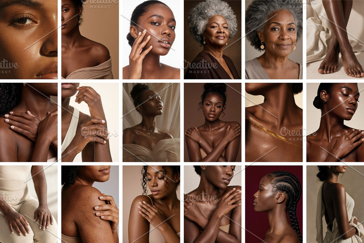 Melanin Rich Skin Stock Photos, a Beauty & Fashion Photo by Selenique Studio (Photo 10 of 10)