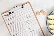 Recipe Card Design, a Stationery Template by MightyDesign (Thumbnail 4 of 8)