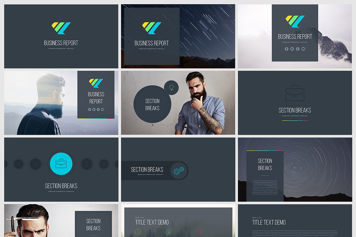 Business Report - PowerPoint, a Presentation Template by HiSlide.io (Photo 3 of 7)