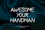 TheHandman, a Script Font by riotama85 (Thumbnail 2 of 5)