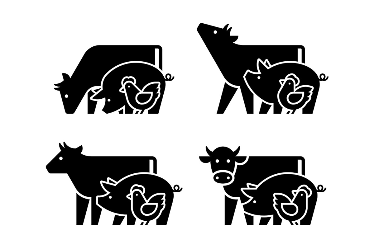 Farm animals logo, a Graphic by NataliiaVolyk (Photo 5 of 6)