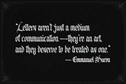 Avertequestra, a Blackletter Font by Emmanuel Buron (Thumbnail 9 of 12)