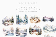 Winter & Christmas Watercolor, a Decorative Illustration by Lana Elanor (Thumbnail 9 of 11)